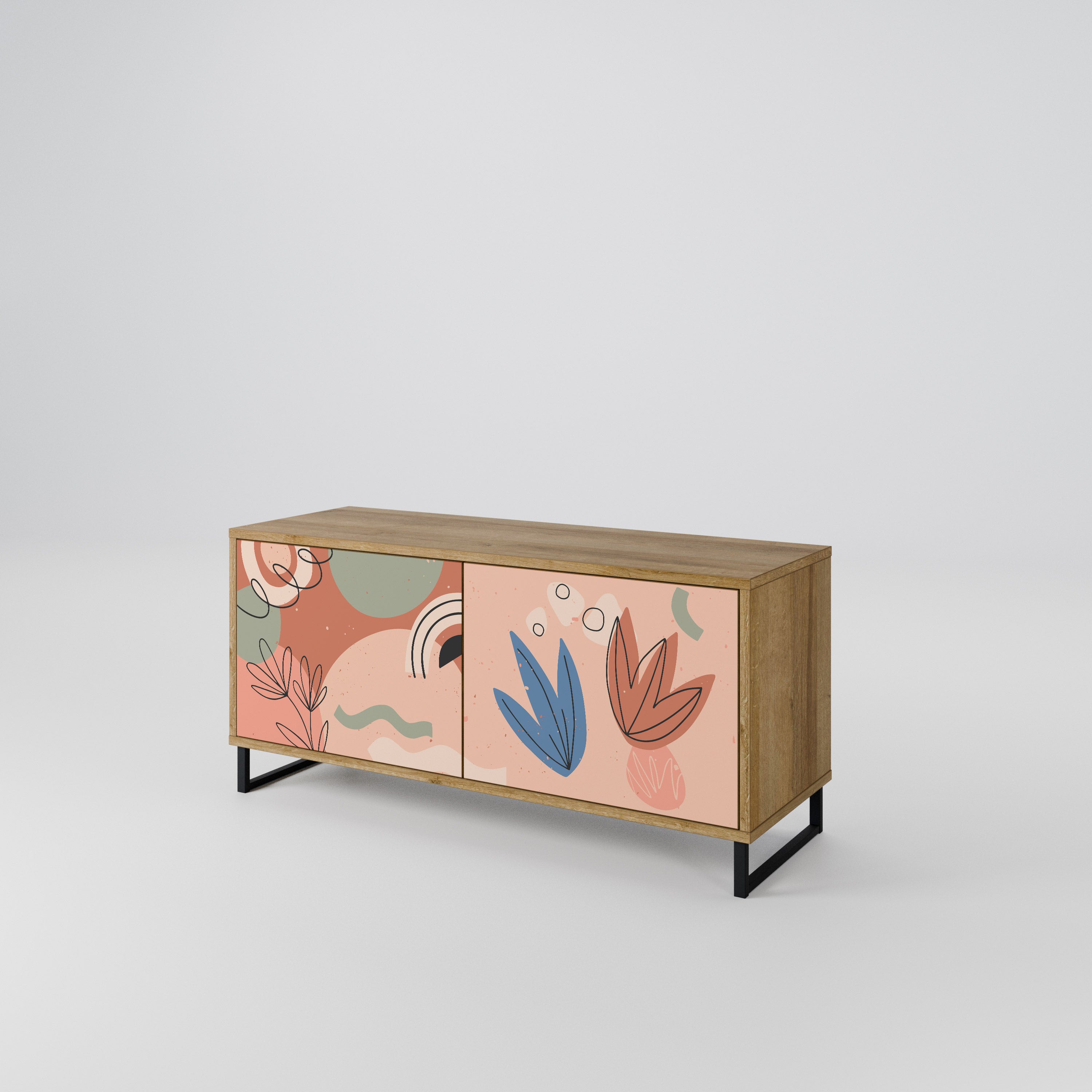 PASTEL DESTINY Compact 2-Door TV Cabinet