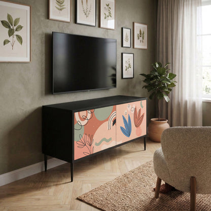 PASTEL DESTINY Kompaktní dvoudveřový TV stolek