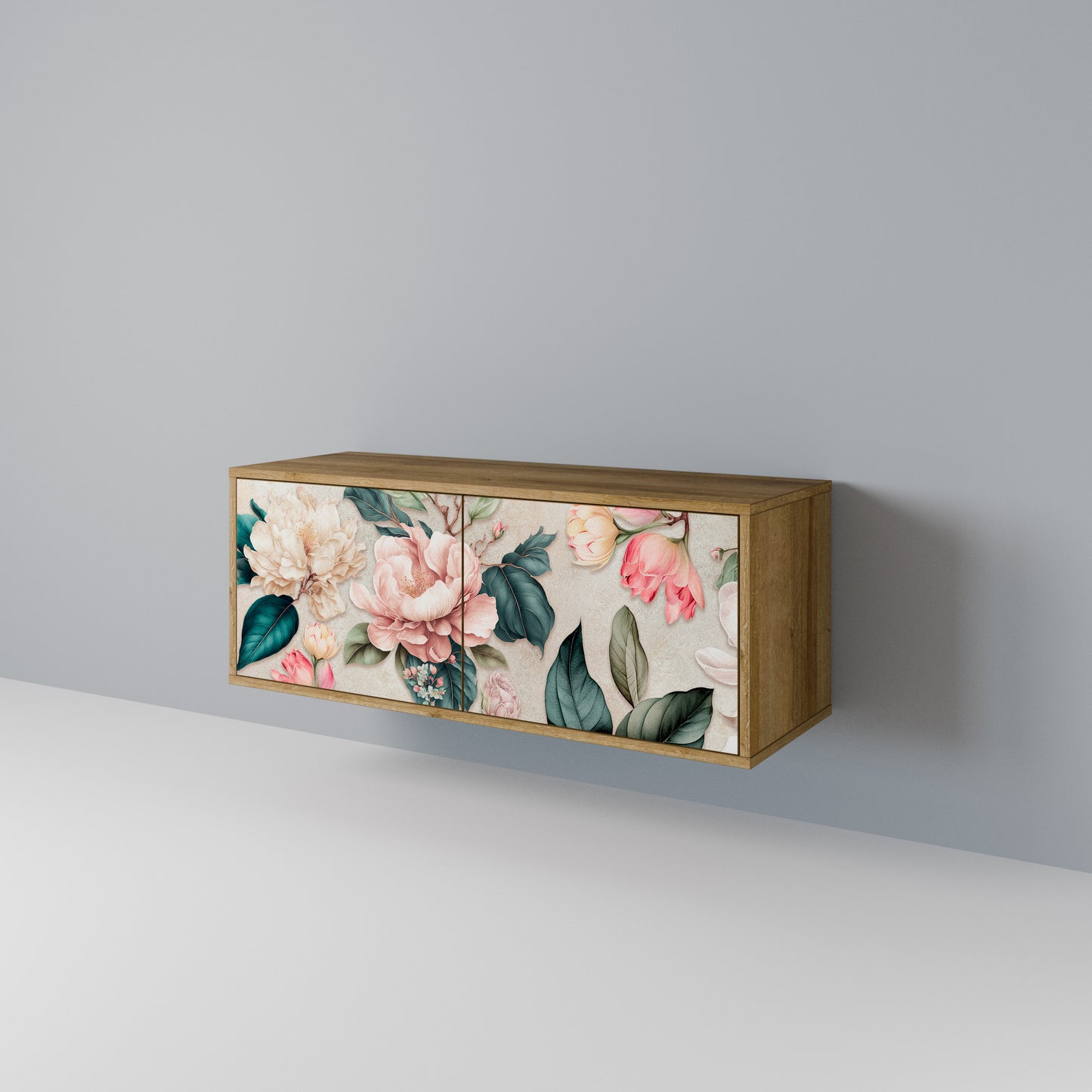 FLORAL GRACE Kompaktní dvoudveřový TV stolek