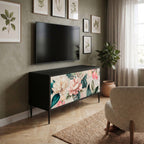 FLORAL GRACE Kompaktní dvoudveřový TV stolek