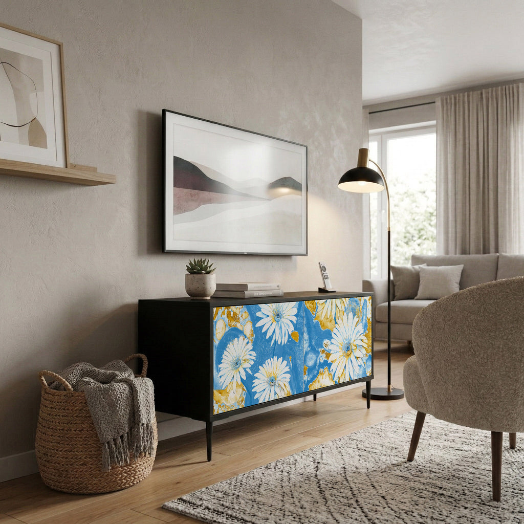 DAISY LUXE Kompaktní dvoudveřový TV stolek