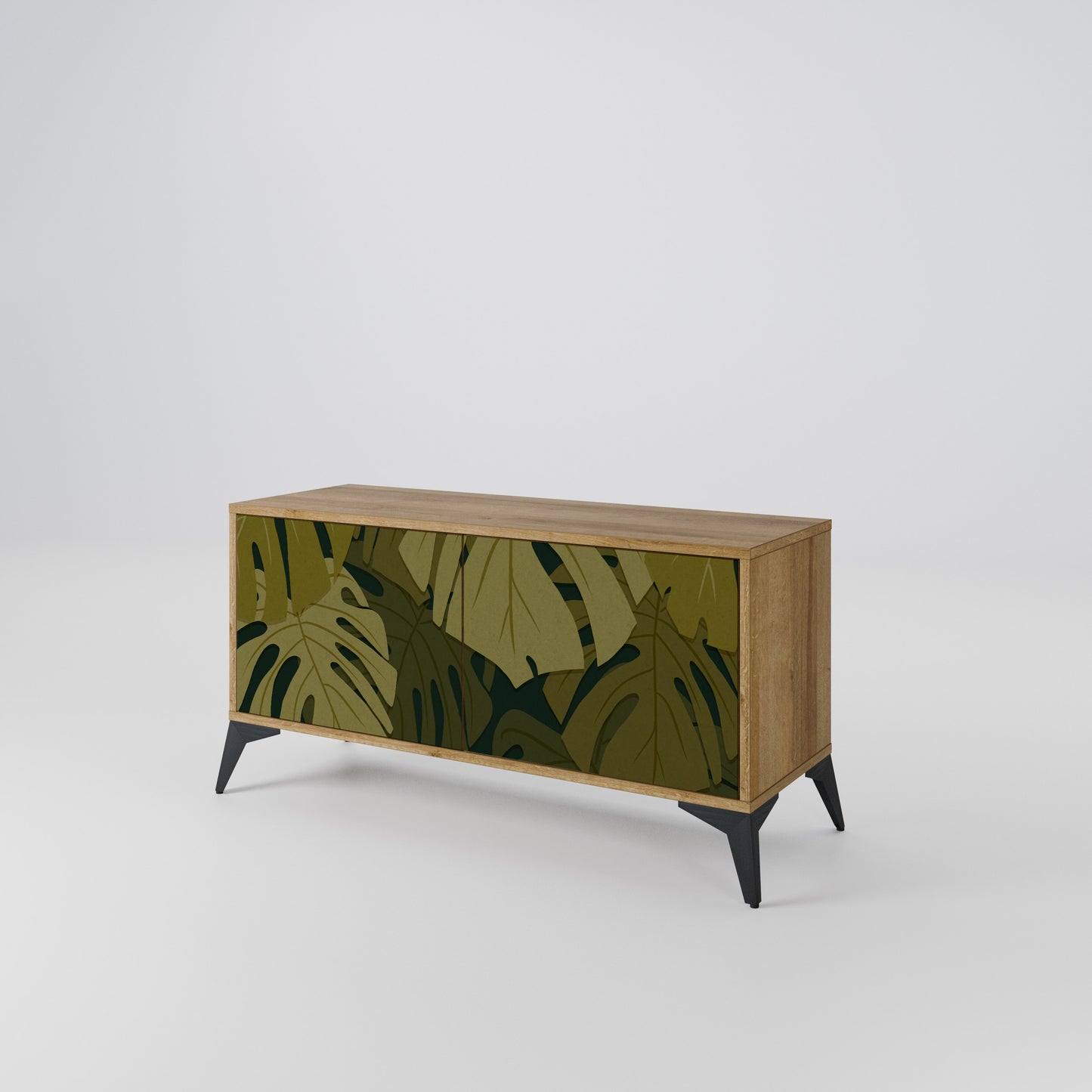 TROPICAL BEAUTY Kompaktní dvoudveřový TV stolek