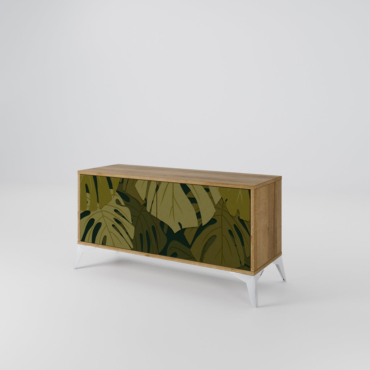 TROPICAL BEAUTY Kompaktní dvoudveřový TV stolek