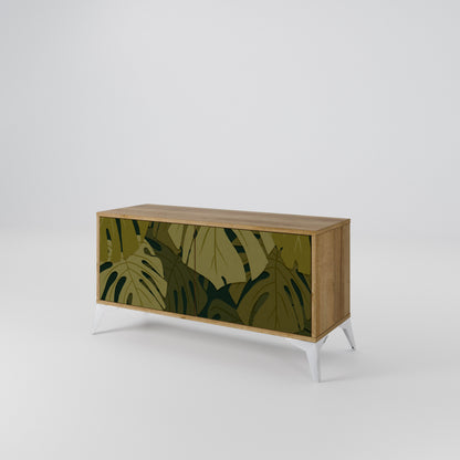 TROPICAL BEAUTY Kompaktní dvoudveřový TV stolek