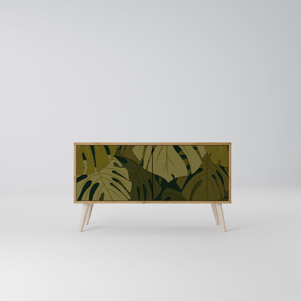 TROPICAL BEAUTY Kompaktní dvoudveřový TV stolek