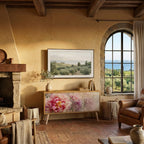 PEONY WHISPER Kompaktní dvoudveřový TV stolek