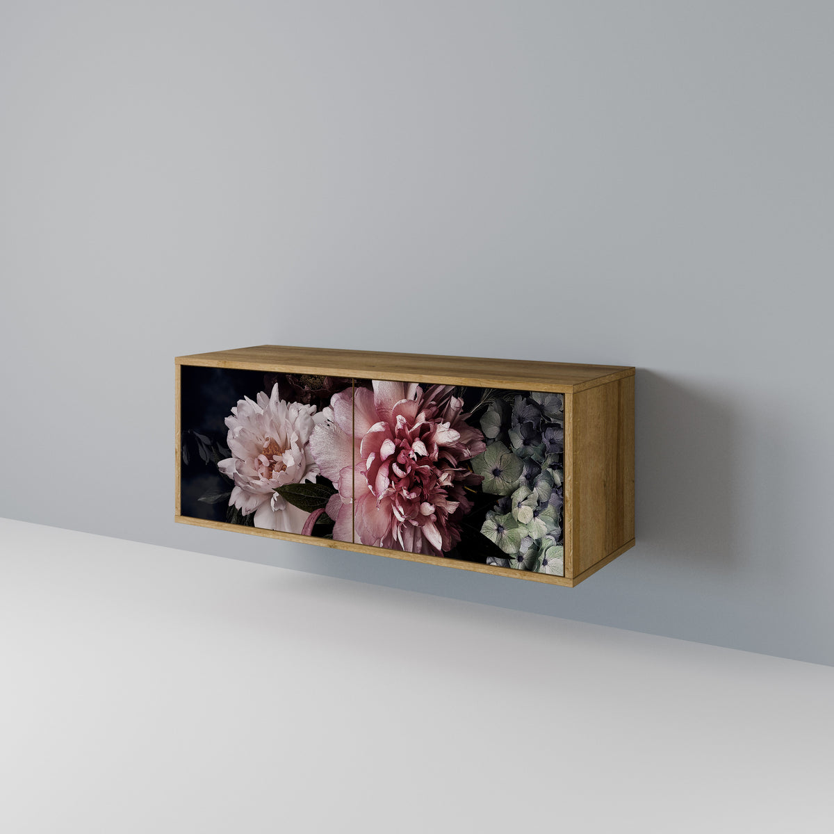 PURE BLOSSOM Kompaktní dvoudveřový TV stolek