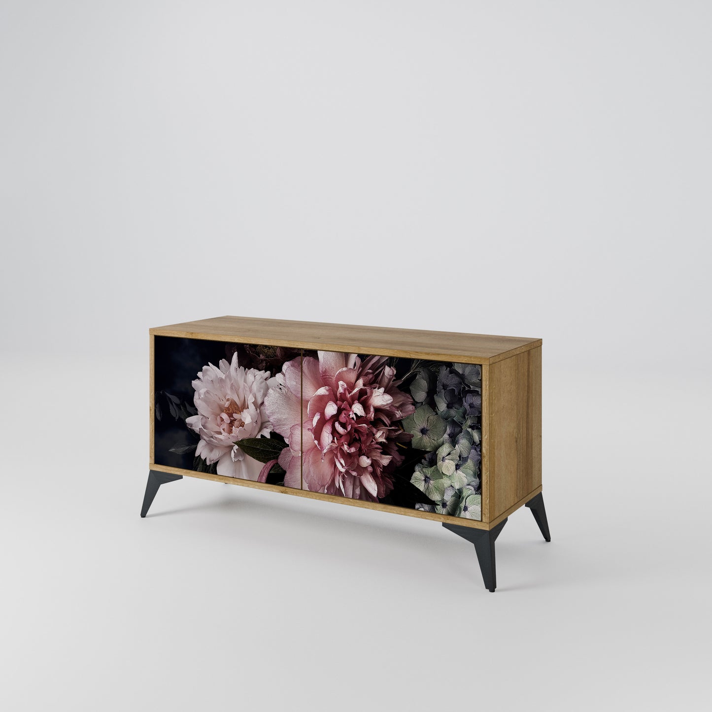 PURE BLOSSOM Kompaktní dvoudveřový TV stolek