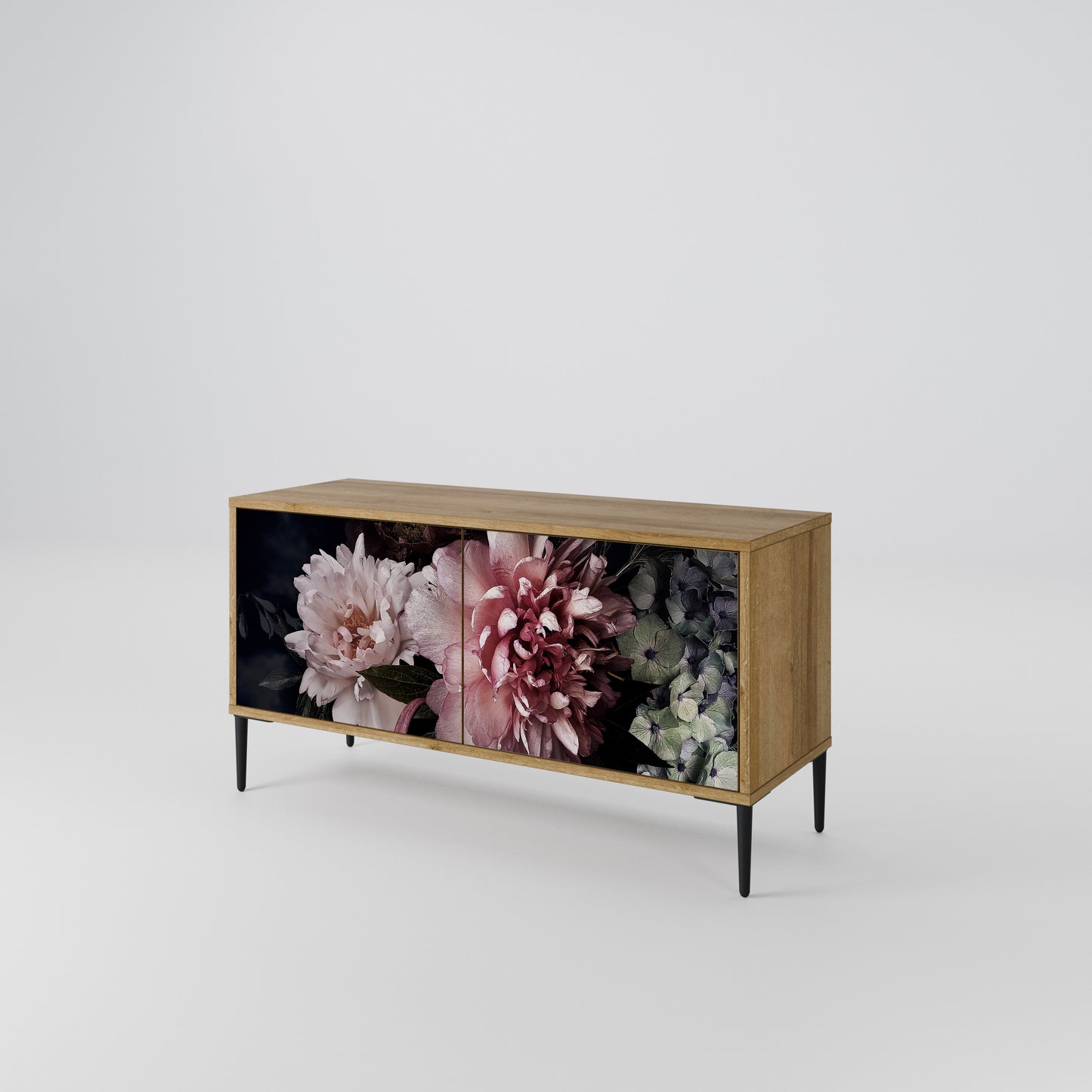 PURE BLOSSOM Kompaktní dvoudveřový TV stolek