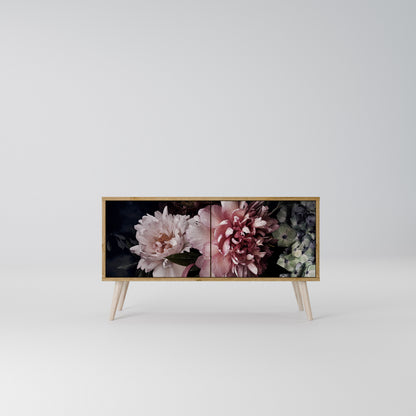 PURE BLOSSOM Kompaktní dvoudveřový TV stolek
