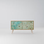 BLOOMING CHARM Kompaktní dvoudveřový TV stolek