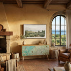 BLOOMING CHARM Kompaktní dvoudveřový TV stolek