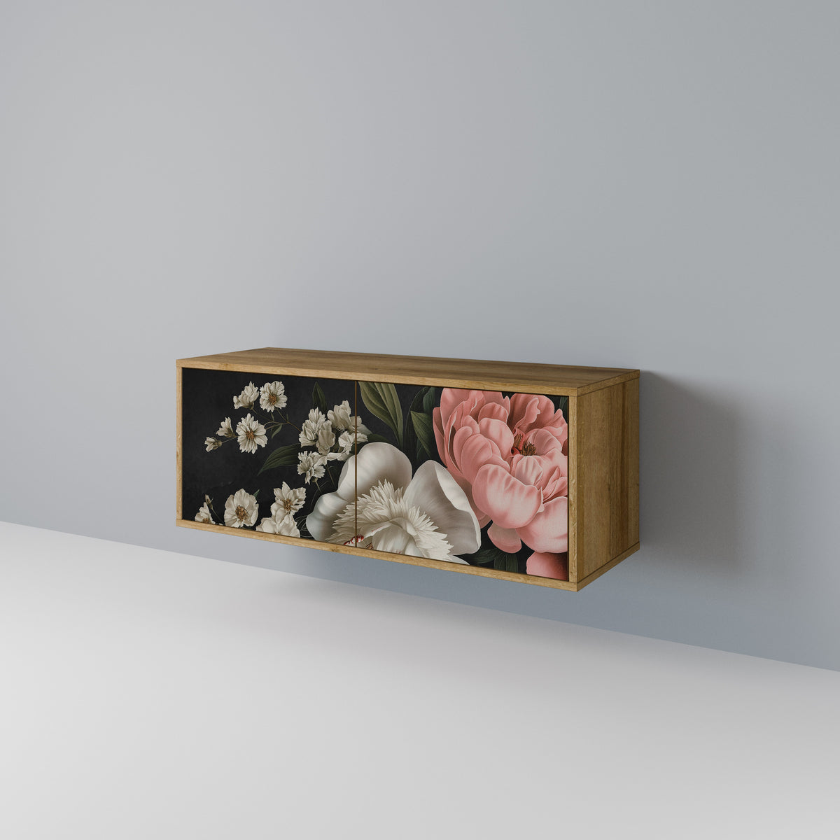 LUSH ELEGANCE Kompaktní dvoudveřový TV stolek