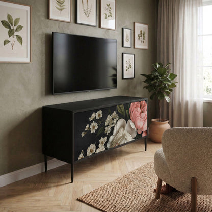 LUSH ELEGANCE Kompaktní dvoudveřový TV stolek