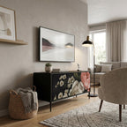 LUSH ELEGANCE Kompaktní dvoudveřový TV stolek