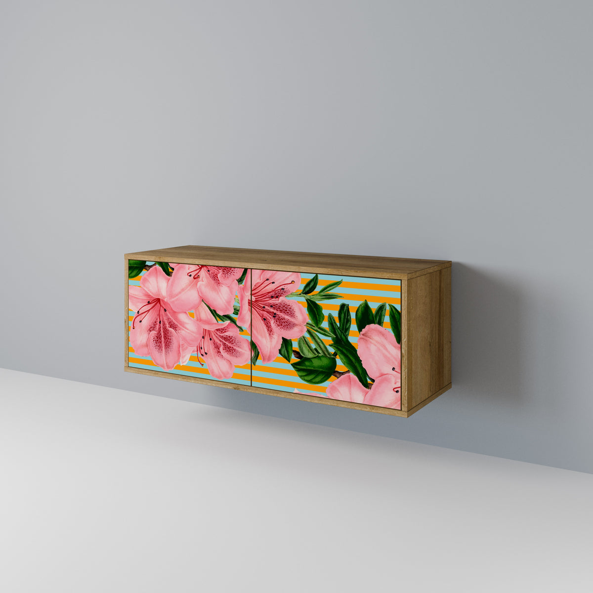 FRAGILE BEAUTY Kompaktní dvoudveřový TV stolek