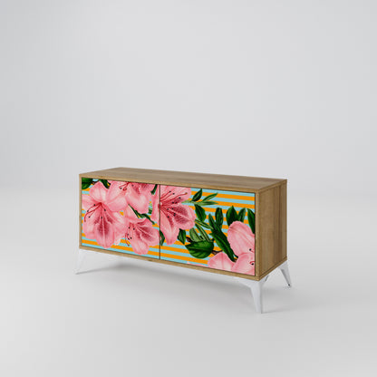 FRAGILE BEAUTY Kompaktní dvoudveřový TV stolek
