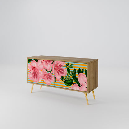 FRAGILE BEAUTY Kompaktní dvoudveřový TV stolek