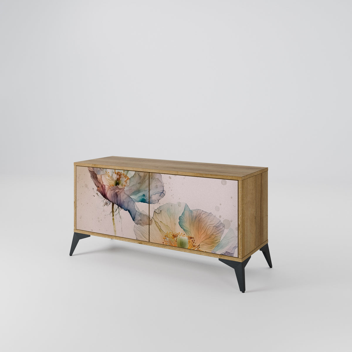 SOFTEN POPPY Kompaktní dvoudveřový TV stolek