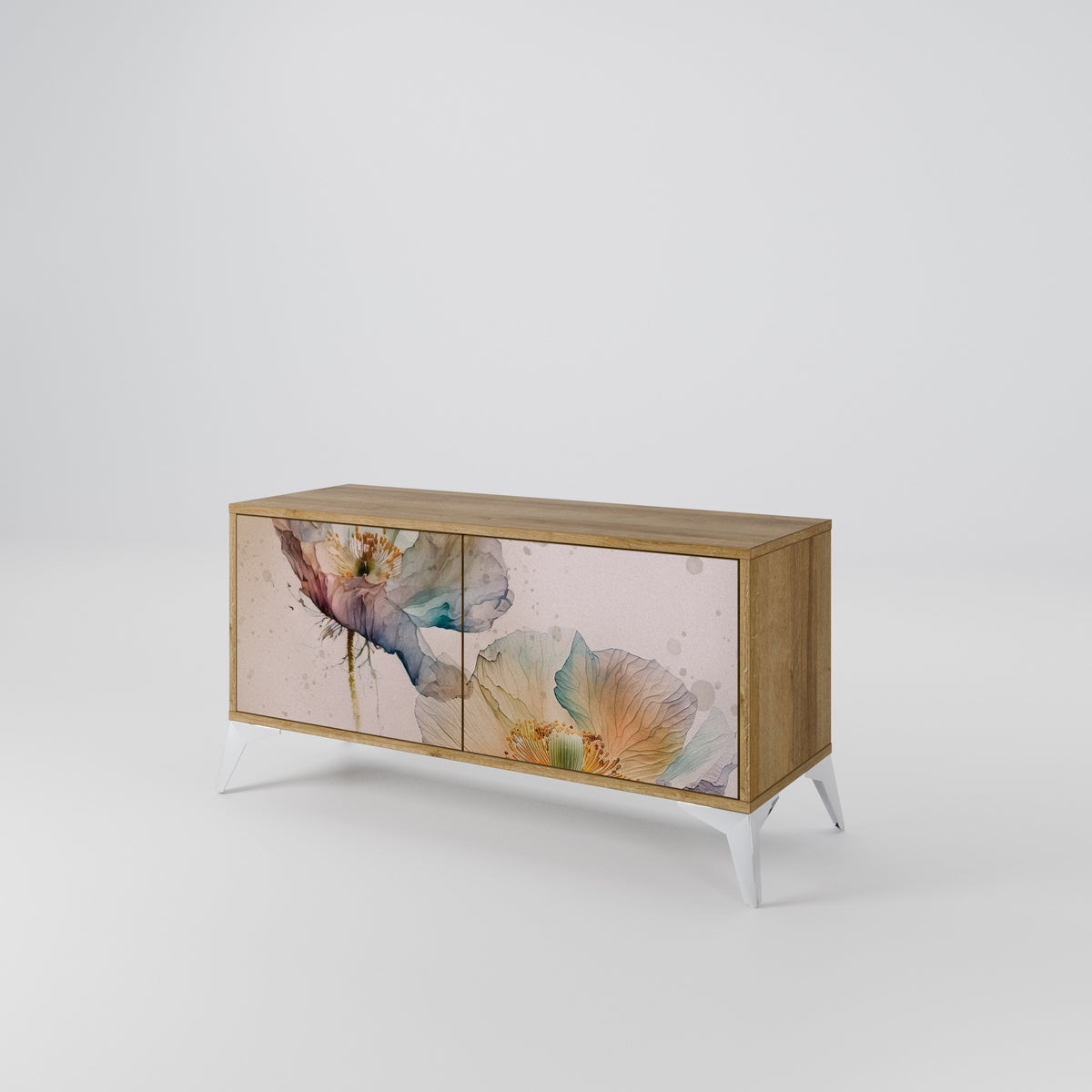 SOFTEN POPPY Kompaktní dvoudveřový TV stolek