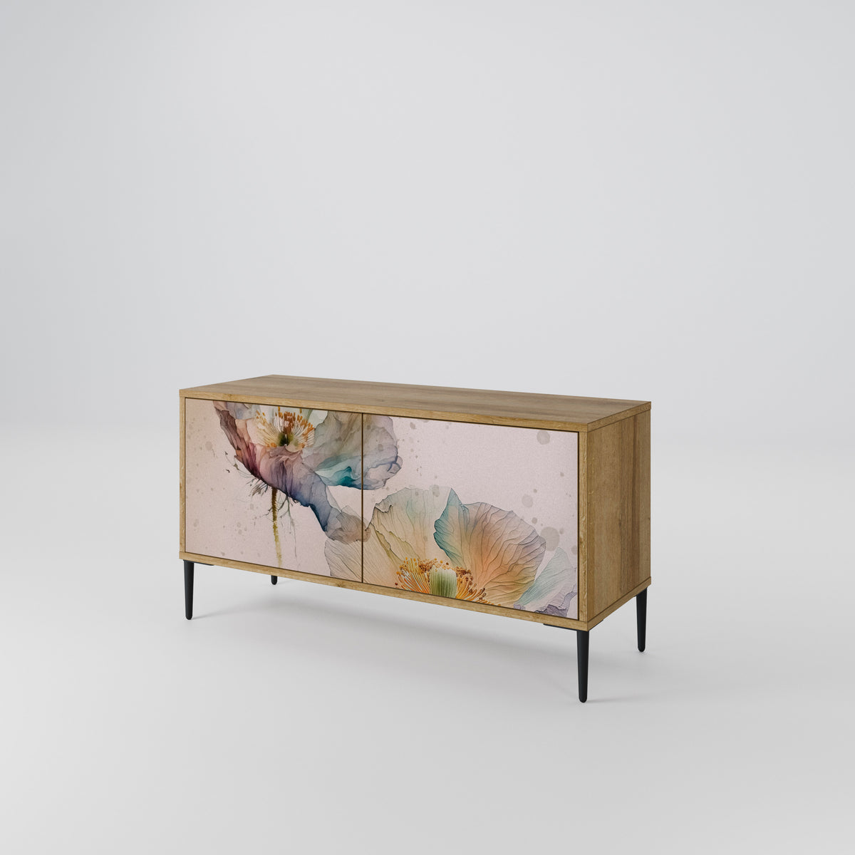 SOFTEN POPPY Kompaktní dvoudveřový TV stolek