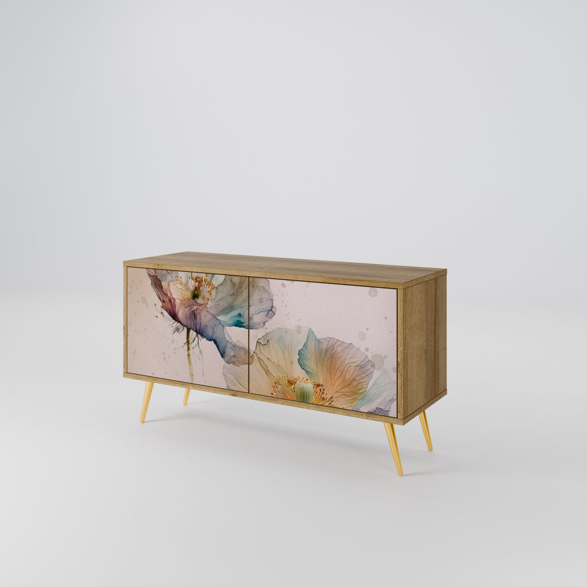 SOFTEN POPPY Kompaktní dvoudveřový TV stolek