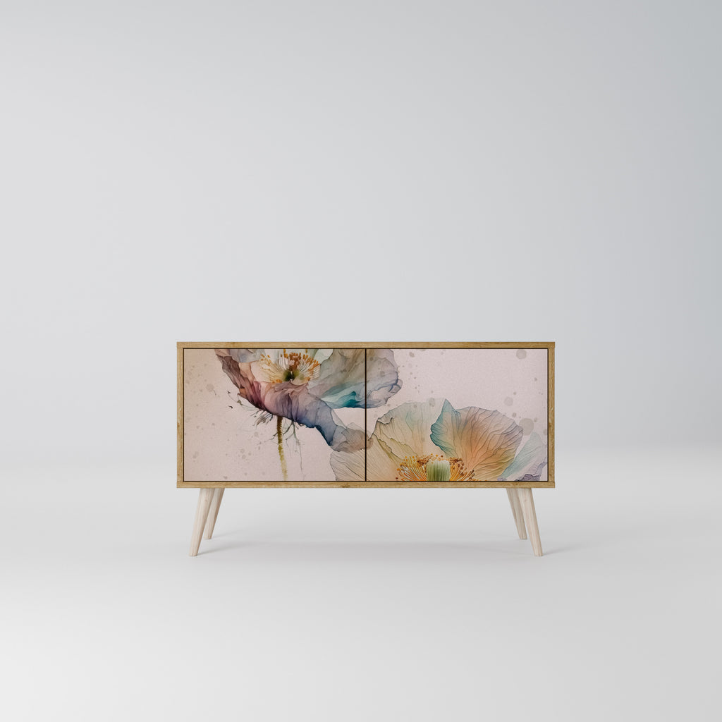 SOFTEN POPPY Kompaktní dvoudveřový TV stolek