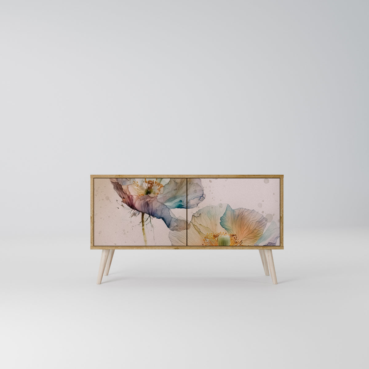 SOFTEN POPPY Kompaktní dvoudveřový TV stolek