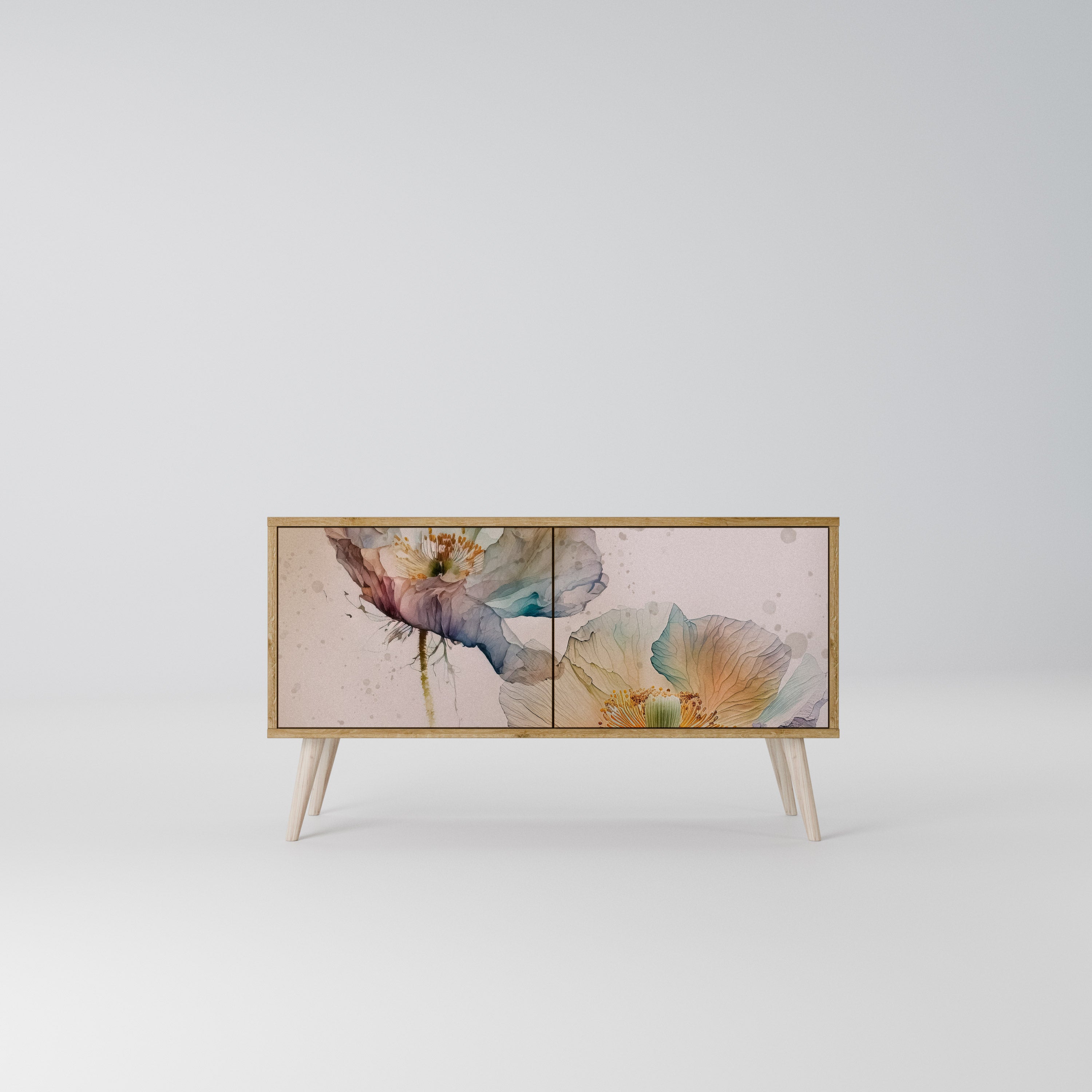 SOFTEN POPPY Kompaktní dvoudveřový TV stolek