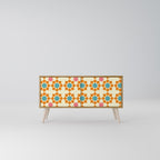 FLORAL DECOR Kompaktní dvoudveřový TV stolek