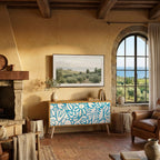 BLOOMY MORNING Kompaktní dvoudveřový TV stolek