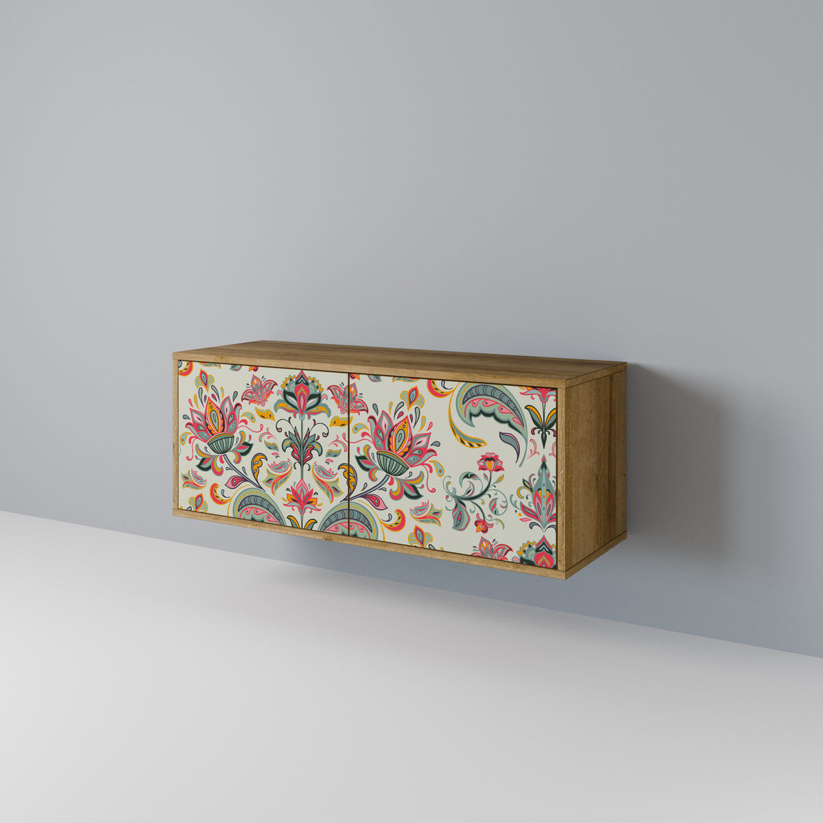 ORGANIC FOLKLORE Kompaktní dvoudveřový TV stolek