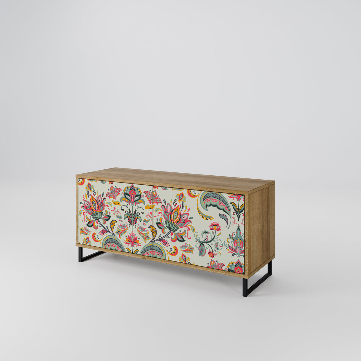 ORGANIC FOLKLORE Kompaktní dvoudveřový TV stolek