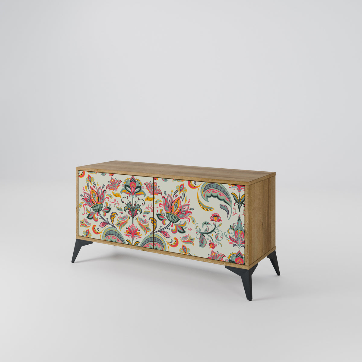 ORGANIC FOLKLORE Kompaktní dvoudveřový TV stolek