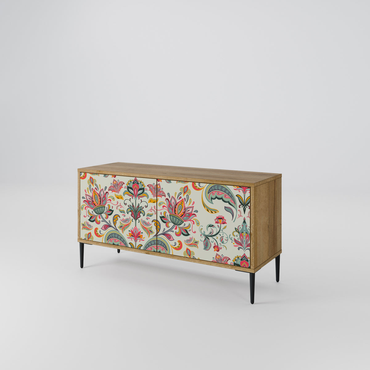 ORGANIC FOLKLORE Kompaktní dvoudveřový TV stolek