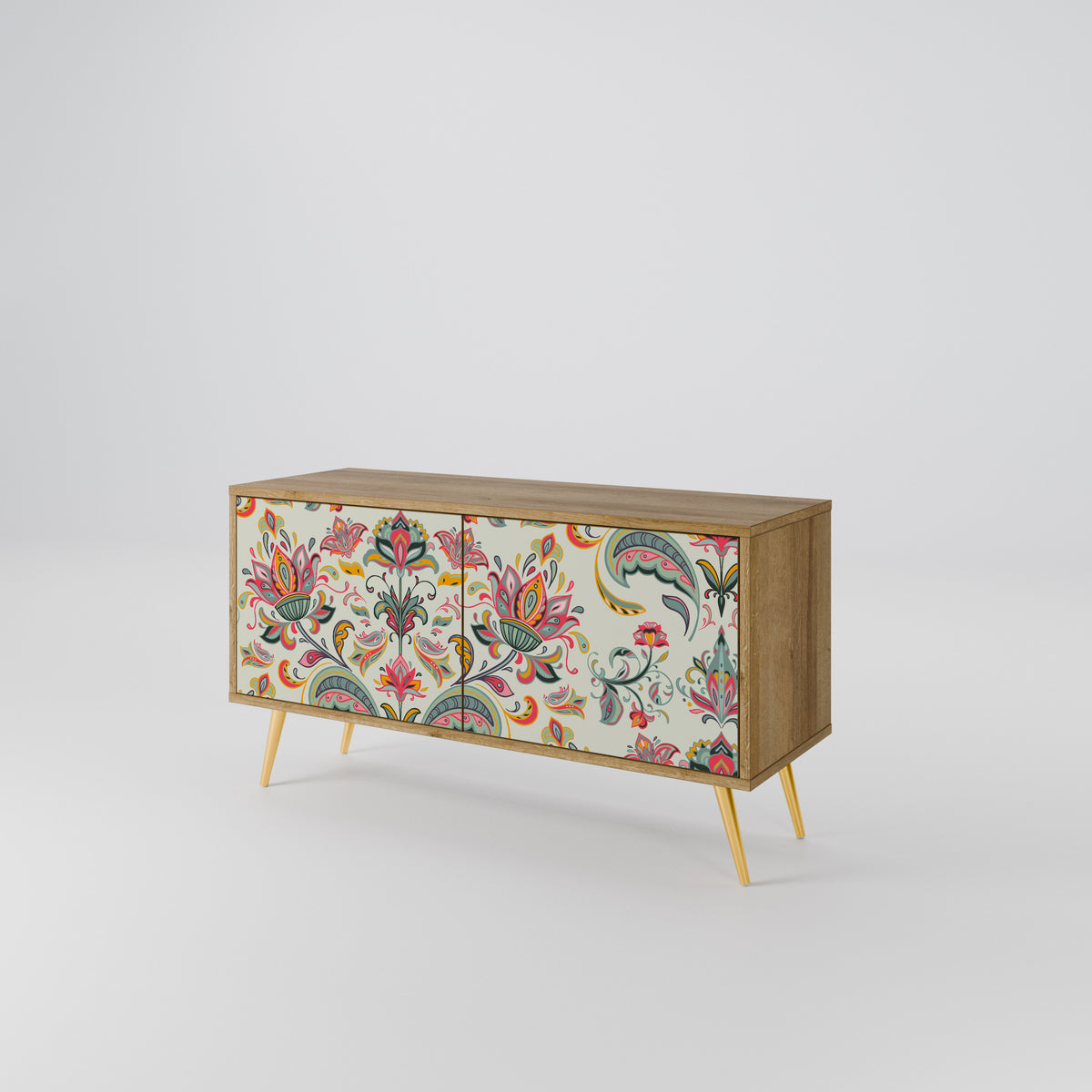 ORGANIC FOLKLORE Kompaktní dvoudveřový TV stolek