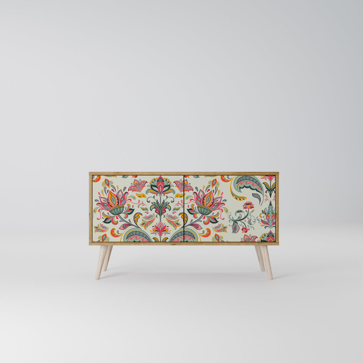 ORGANIC FOLKLORE Kompaktní dvoudveřový TV stolek