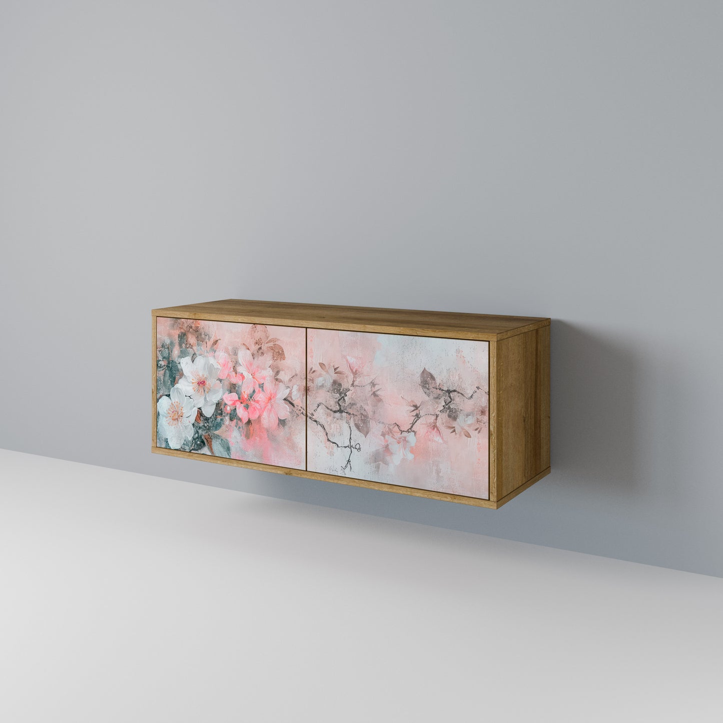 CHERRY BLOSSOM Kompaktní dvoudveřový TV stolek