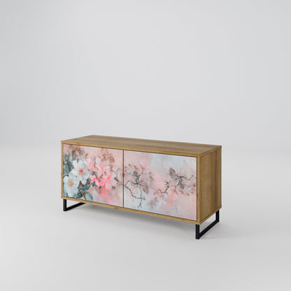 CHERRY BLOSSOM Kompaktní dvoudveřový TV stolek