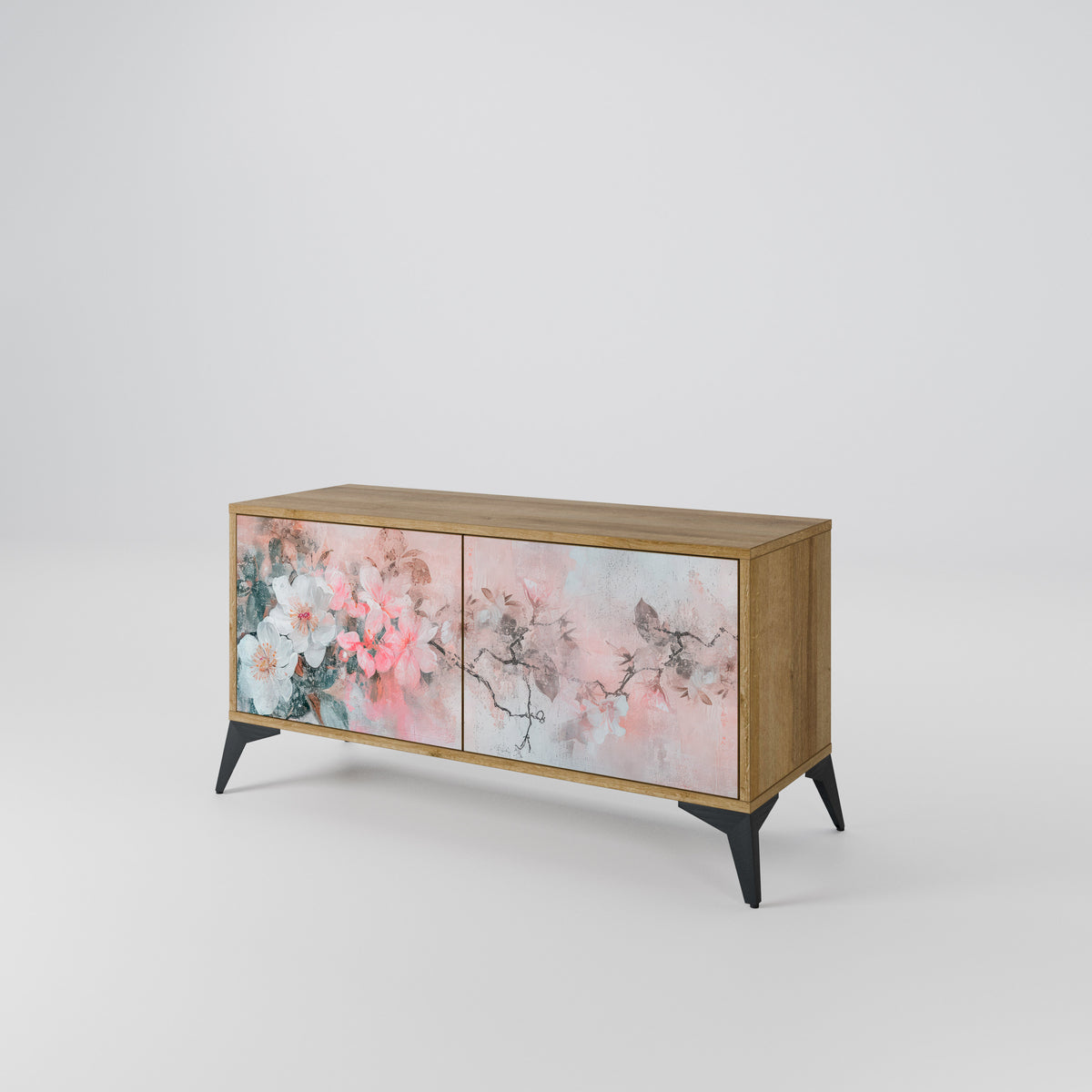 CHERRY BLOSSOM Kompaktní dvoudveřový TV stolek