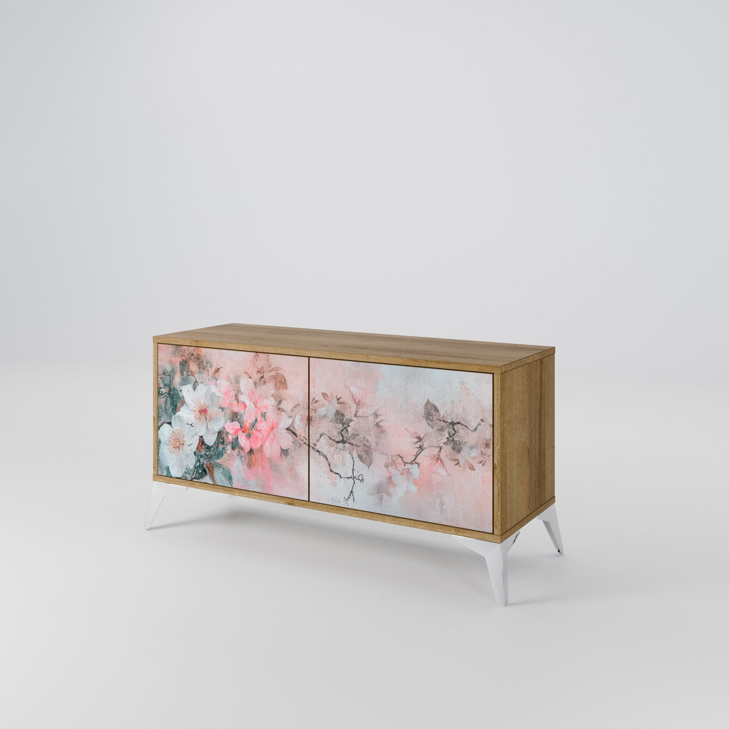 CHERRY BLOSSOM Kompaktní dvoudveřový TV stolek