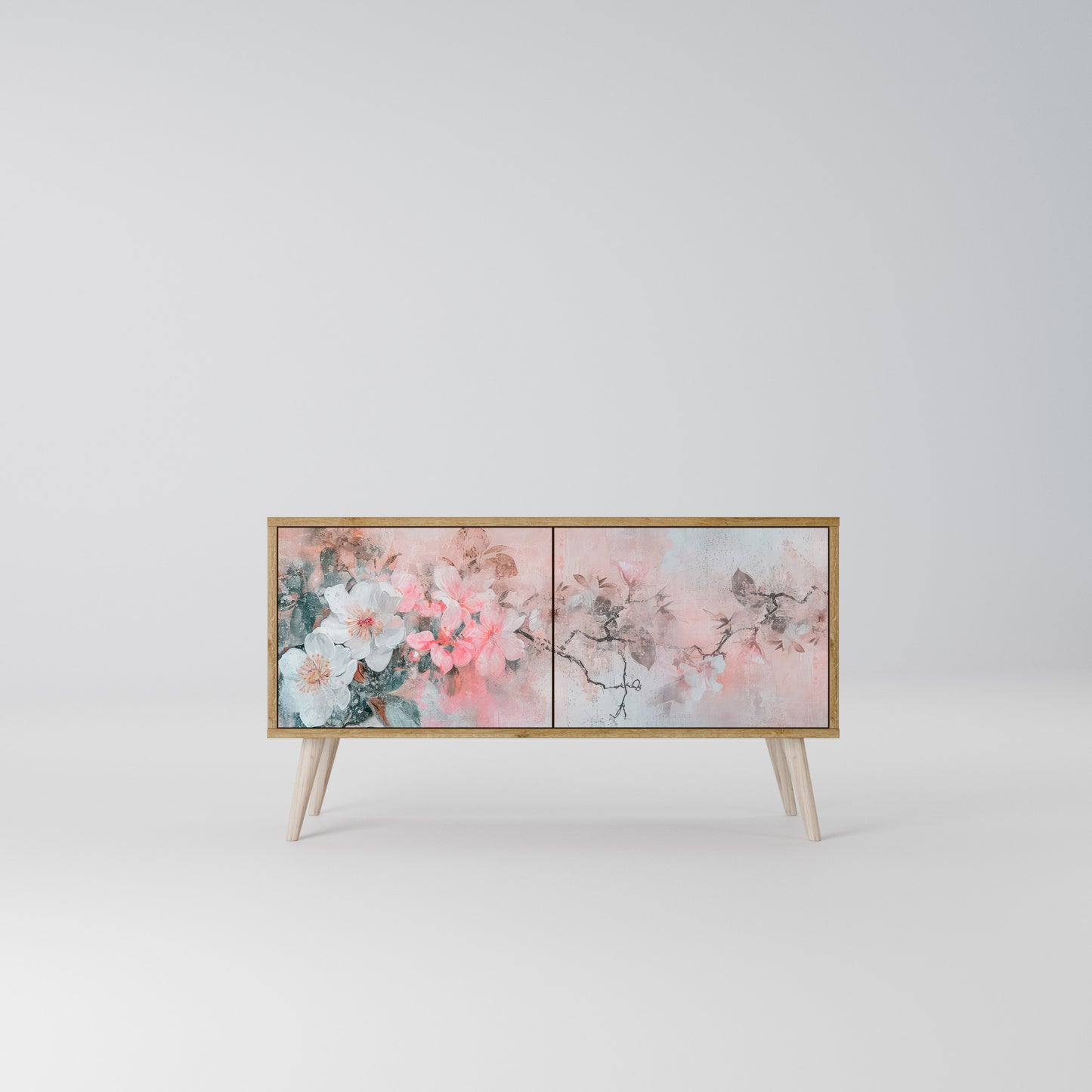CHERRY BLOSSOM Kompaktní dvoudveřový TV stolek