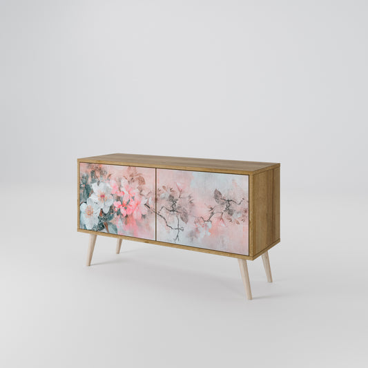 CHERRY BLOSSOM Kompaktní dvoudveřový TV stolek