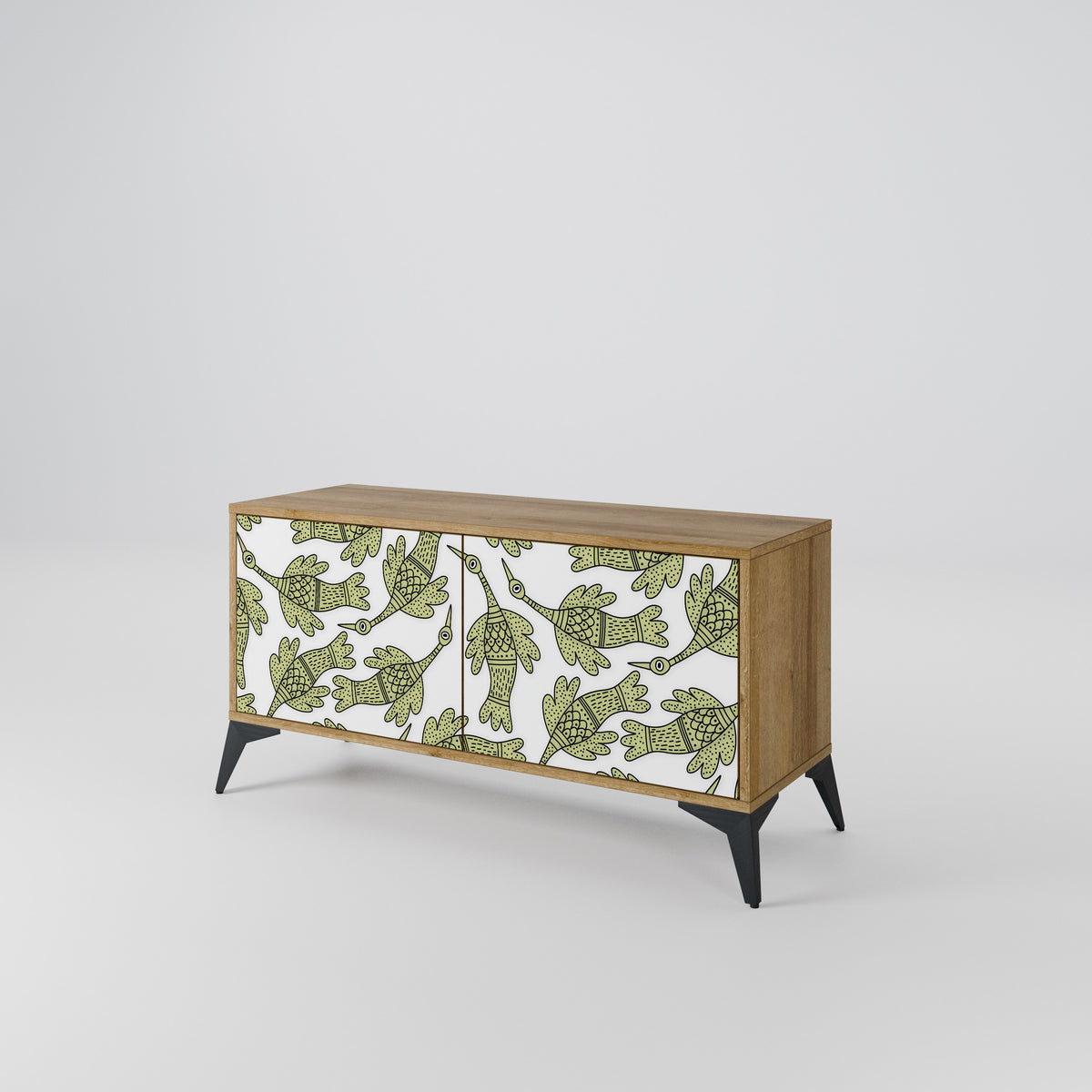 SEEDLING SONGBIRD Kompaktní dvoudveřový TV stolek