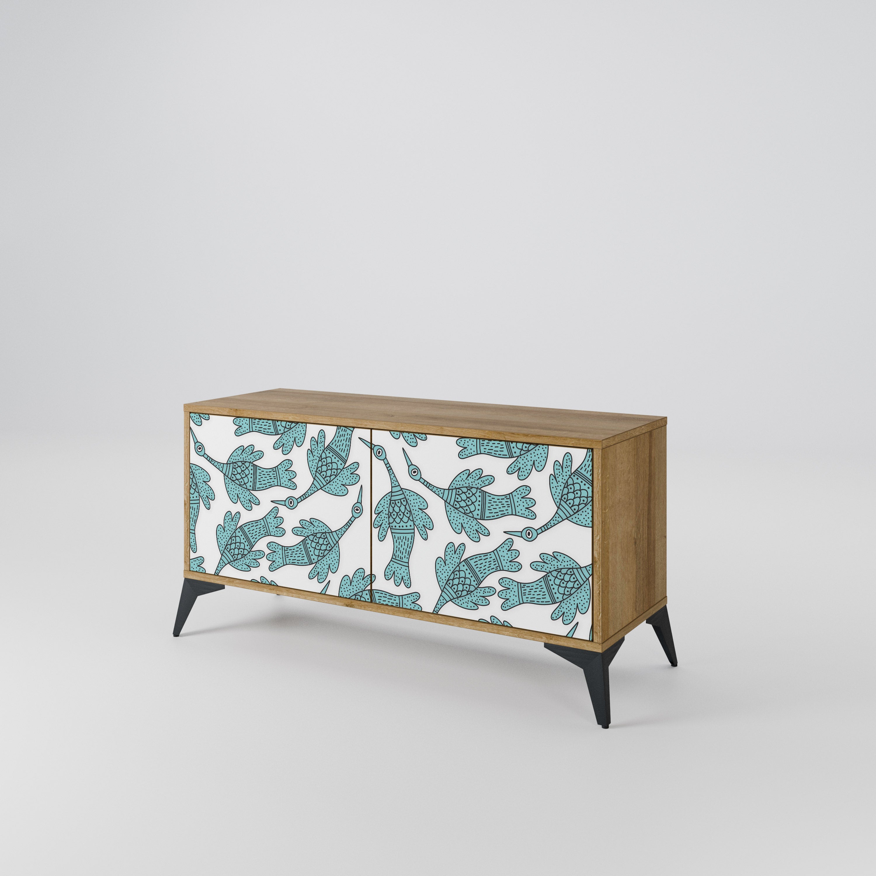 WATERSPOUT SONGIBIRD Compact 2-Door TV Cabinet