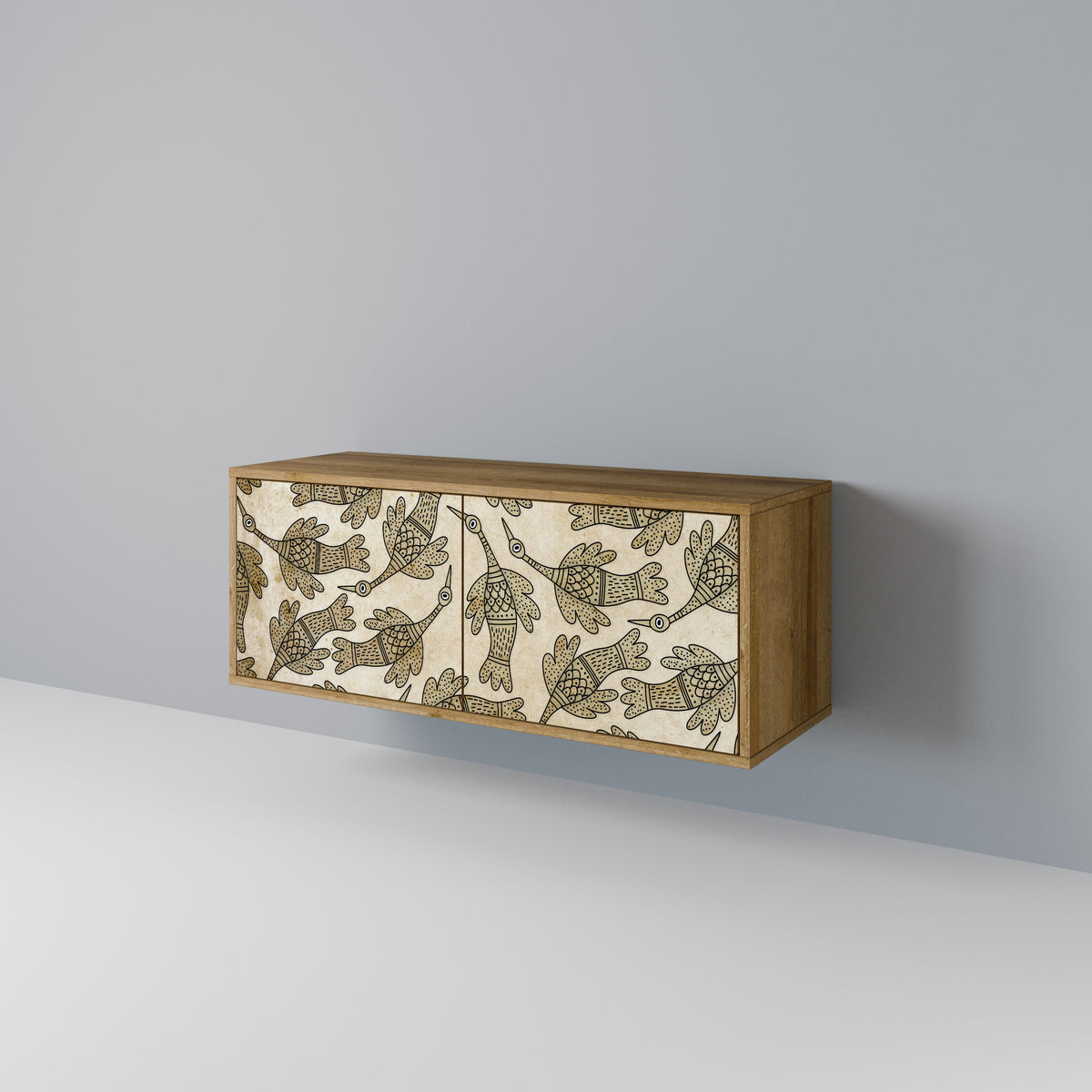 ALMONDINE SONGBIRD Kompaktní dvoudveřový TV stolek