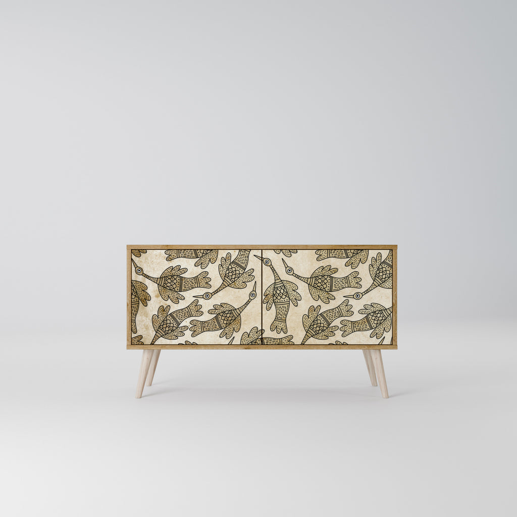 ALMONDINE SONGBIRD Kompaktní dvoudveřový TV stolek