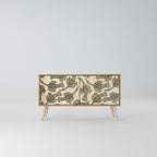 ALMONDINE SONGBIRD Kompaktní dvoudveřový TV stolek