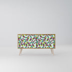 INDIAN FISH Kompaktní dvoudveřový TV stolek