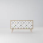 CATS COMPILATION Kompaktní dvoudveřový TV stolek